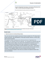 Causes of Urbanization