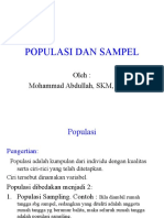 Populasi Dan Sampel