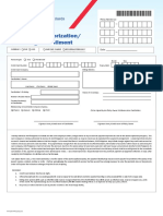 Credit Card Authorization Form PDF