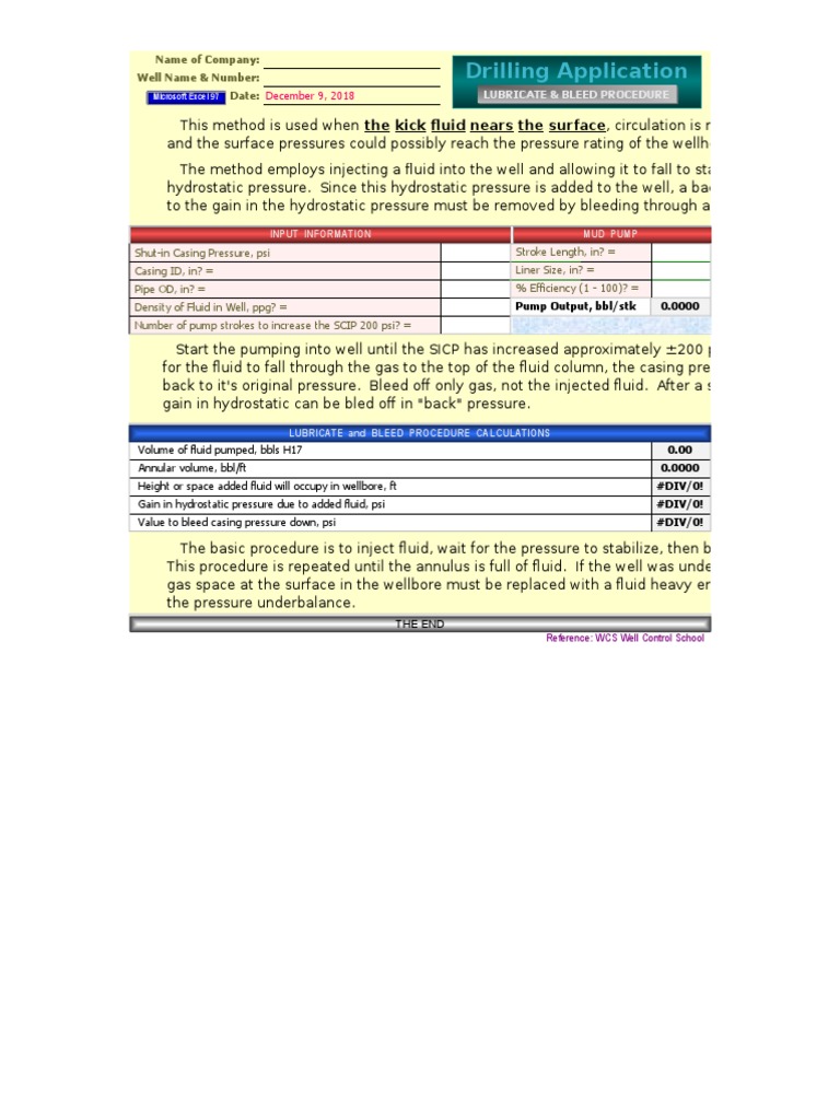 Lubricate and Bleed Procedure A Method for Increasing Hydrostatic