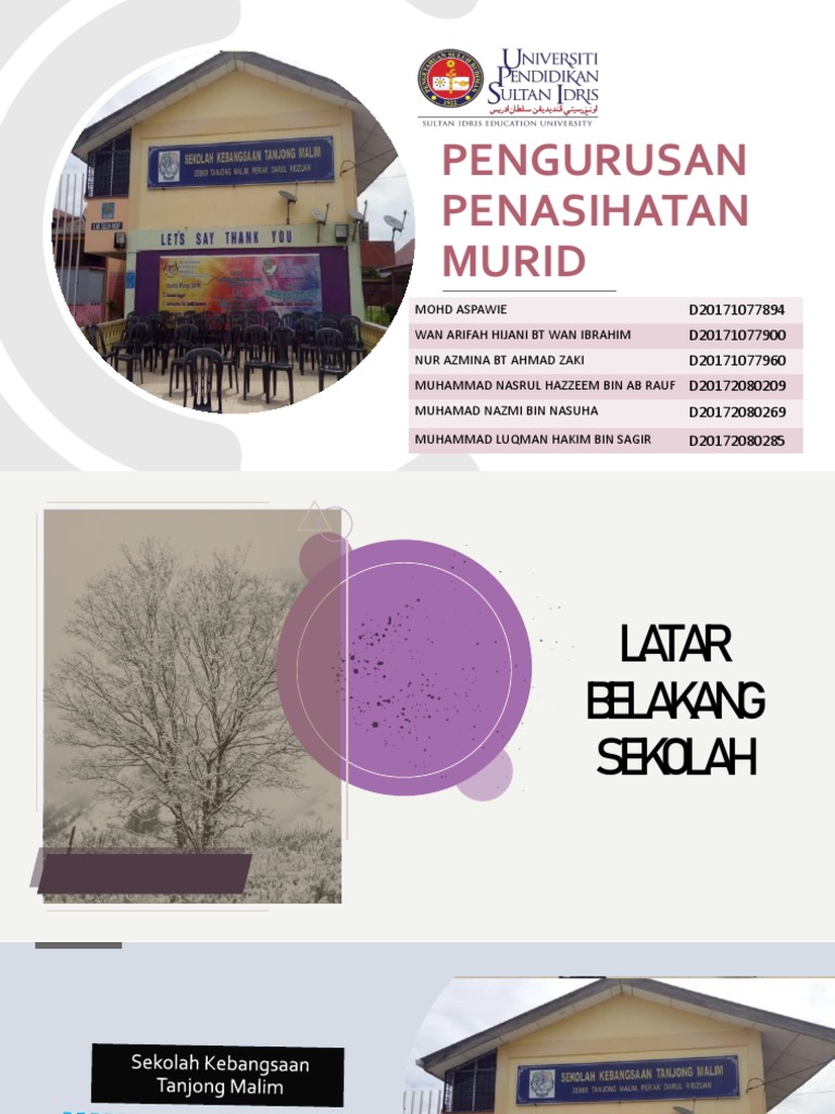 Pengurusan Penasihatan Murid Pdf