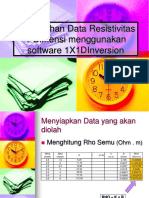 Pengolahan Data Resistivitas 1 Dimensi Menggunakan Software 1X1DInversion