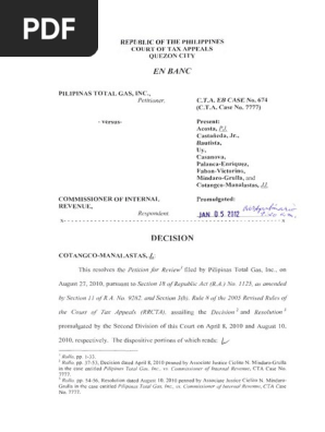 Enbanc Republic Of The Philippines Receipt Value Added Tax