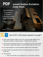 Larmor Resonant Sodium Excitation For LGS