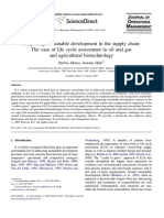 Integrating Sustainable Development in The Supply Chain: The Case of Life Cycle Assessment in Oil and Gas and Agricultural Biotechnology