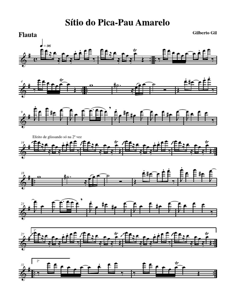 Sitio Do PicaPau Amarelo Flauta