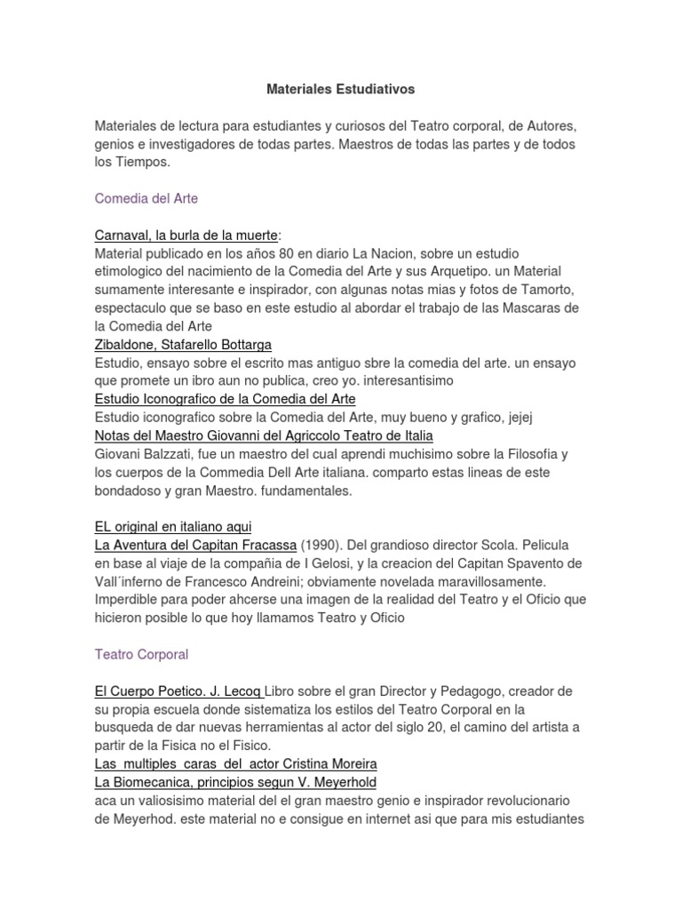 Enrique Medina Las Tumbas PDF Payaso Teatro