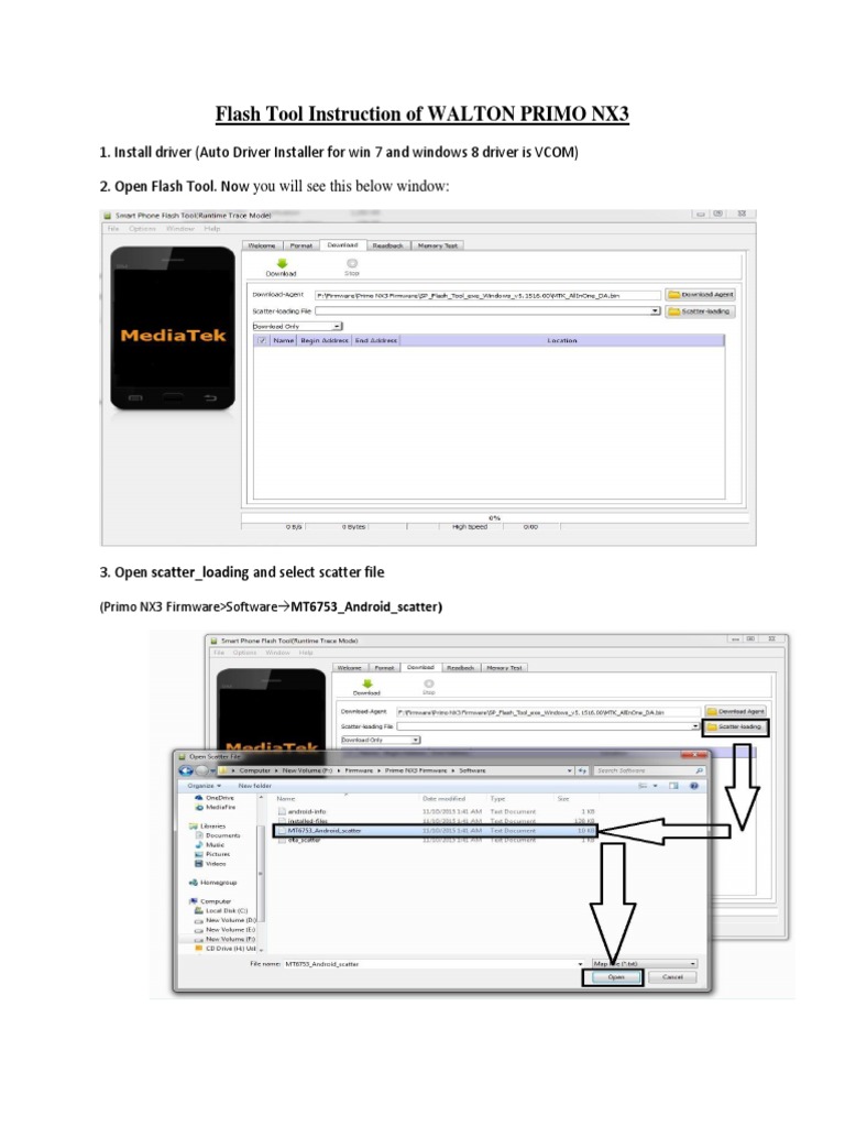 Flash Tool Instructions | PDF