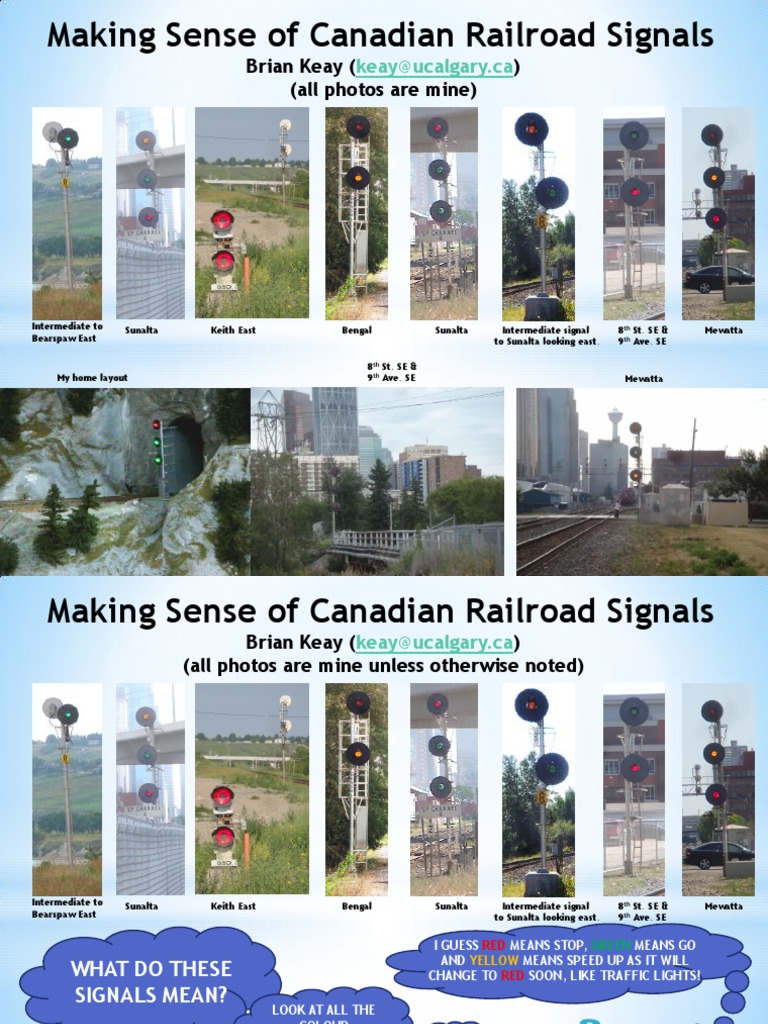 Do Canadian Railroad Signals Make Sense 5 PDF | PDF | Transport ...