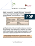 Hipotiroidismo - Tratamento alternativo