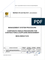 MOG-HSEQ-P-005 Rev A3 Corporate HSE Training Awarness and Competence Procedure