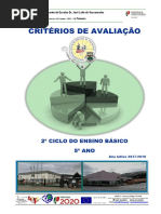 Criterios de Avaliacao 5 ANO