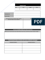 Lesson Plan: Previous Learning/Knowledge About Today's Lesson Focus