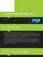 Jit and Lean Operations