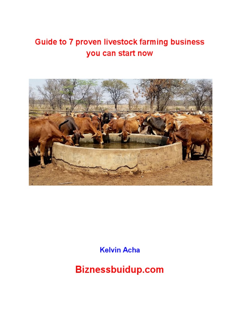 LIVESTOCK FARMING GUIDE PDF visual data 7
