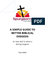 A Simple Guide To Better Biblical Exegesis