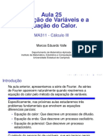 Equação do Calor e Separação de Variáveis