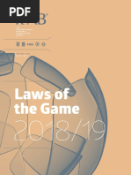 Laws of The Game 2018 19 PDF