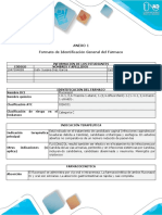 Formato de Identificación General del Fármaco Fluconazol