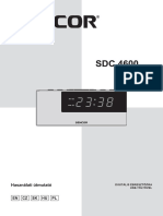 Sencor SDC 4600 W LED használati utasítás