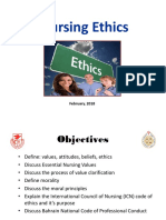 Nursing Ethics 2018