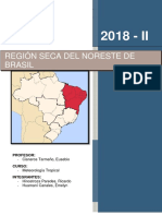 Región seca del noreste de Brasil 2018-II: Análisis de la sequía más severa