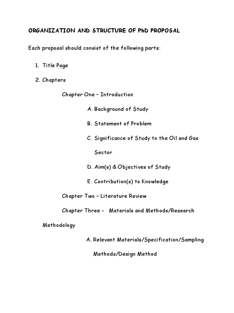PTDF Research Proposal Sample | PDF