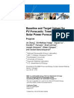 Baseline and Target Values For PV Forecasts: Toward Improved Solar Power Forecasting