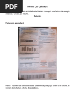 Actividad 3 Informe Leer La Factura