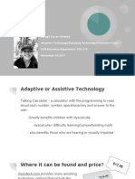 adaptive or assistive technology