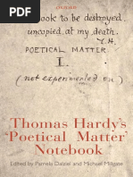 Thomas Hardy - Poetical Matter