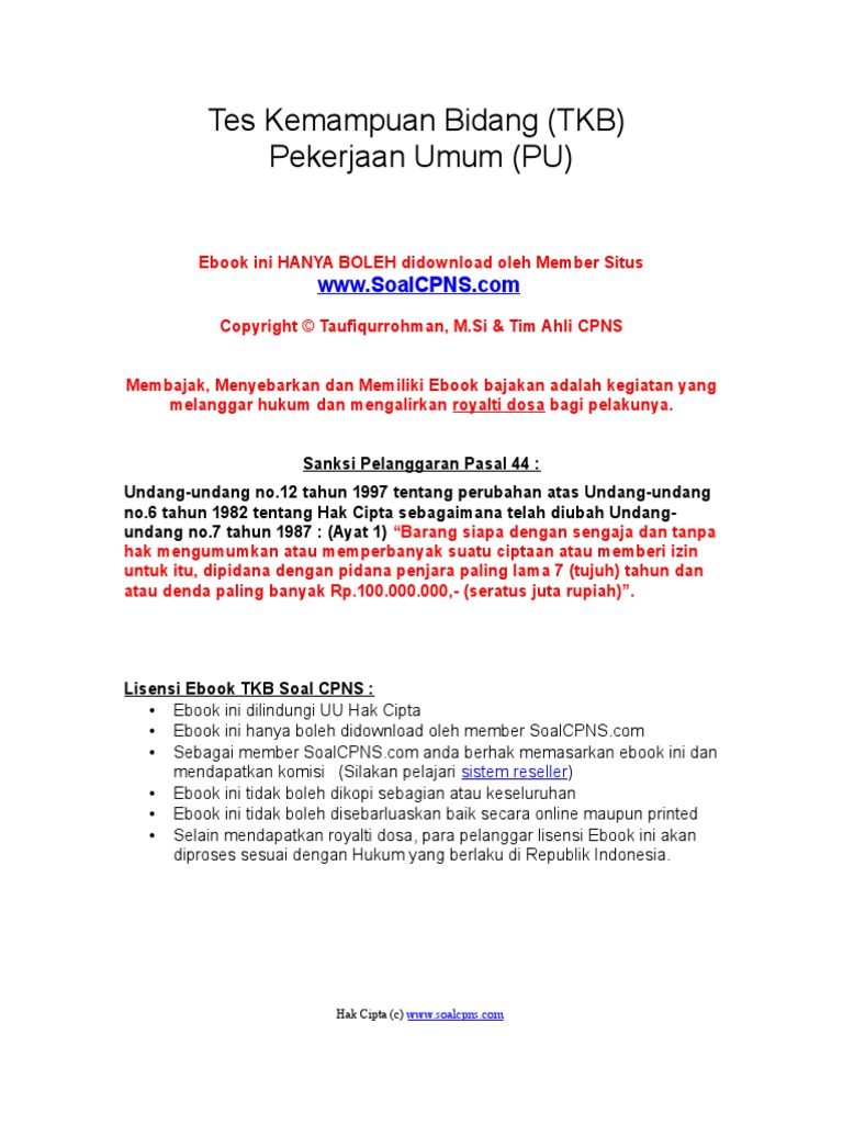 Skb Pekerjaan Umum Pu Ps Koruptormasukneraka