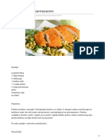 Pileće Šnicle Sa Parmezanom PDF