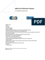 FC-22-1 Harmful Gas Detector Sensor: Module For Arduino (Works With Official Arduino Boards)