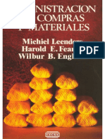 Libro Administración de Compras y Materiales Por Michiel Leenders