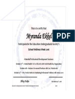 Professional Development Certificate