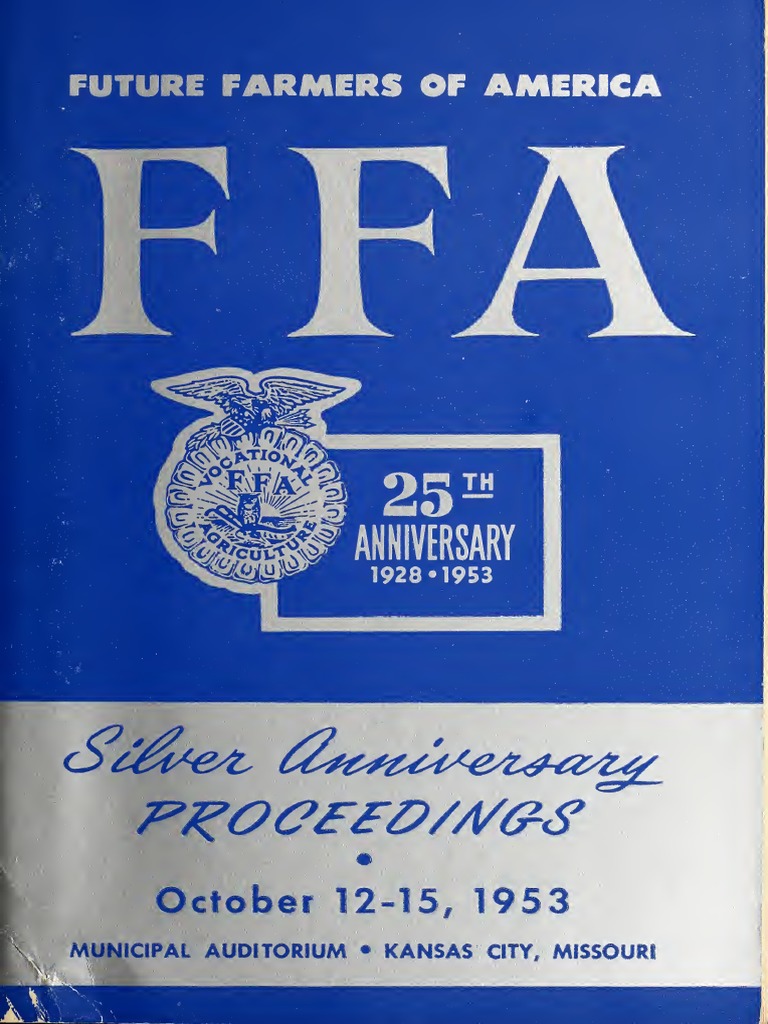 Futura Farmers 25Th Anniversary | PDF | Presidents Of The United States ...