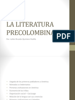 La Literatura Precolombina