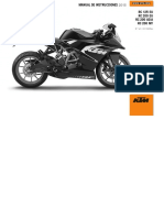Instrucciones KTM RC 125-200 2015 PDF
