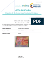 Alerta Sanitaria Numero 081