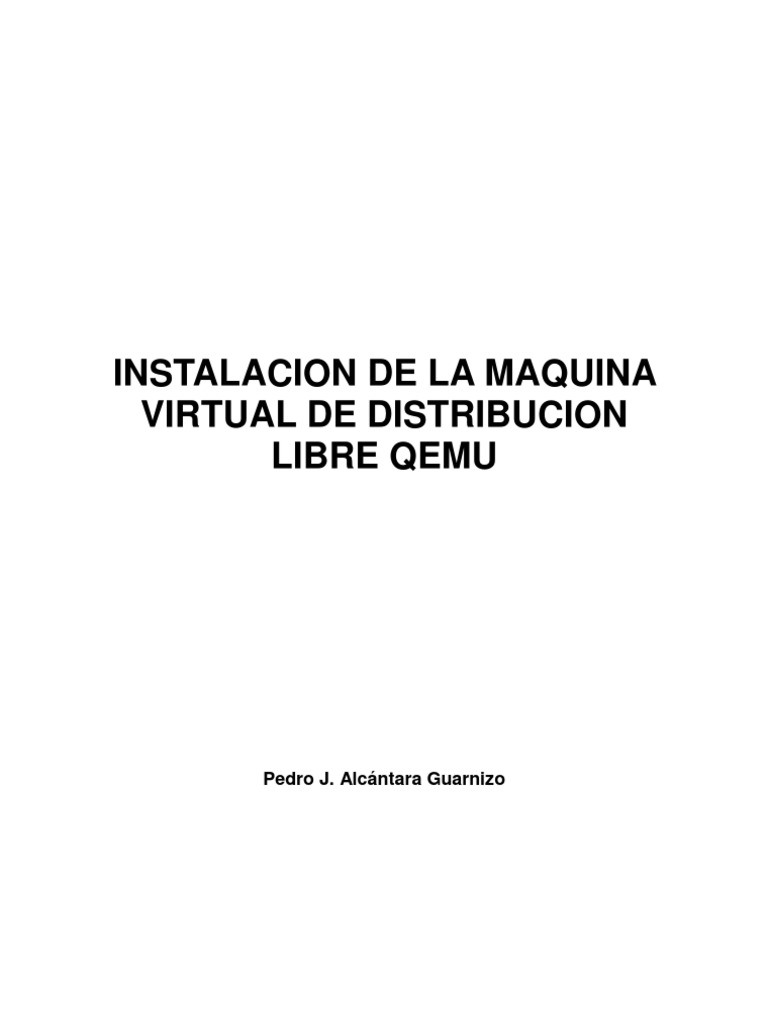 Instalacion Qemu | PDF