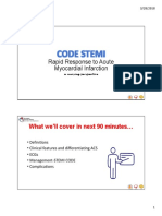 Code Stemi Code Stemi: Rapid Response To Acute Myocardial Infarction