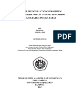 Valuasi Ekonomi Layanan Ekosistem Kawasan Objek Wisata Gunung Menumbing PDF