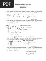 Power Electronics (Enee 4101) September 2018 Tutorial 1: D V V V