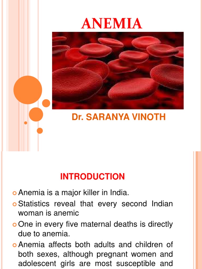 Anemia: Overview and Management Guide | PDF | Anemia | Diseases And ...