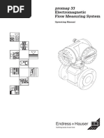 Promag 33: Electromagnetic Flow Measuring System