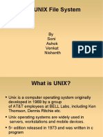 The UNIX File System Explained