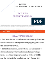 Transformers (1) : ECE 330 Power Circuits and Electromechanics