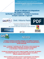 Paola - Linee Strategiche Per Lo Sviluppo e La Integrazione Dei Sistemi Informativi Territoriali e Geodatabase