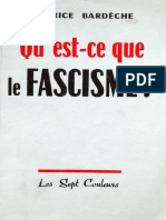 Maurice Bardèche - Qu'Est-ce Que Le Fascisme